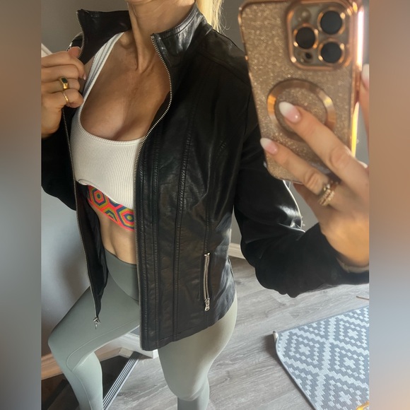 Women’s point zero leather jacket - Picture 2 of 7